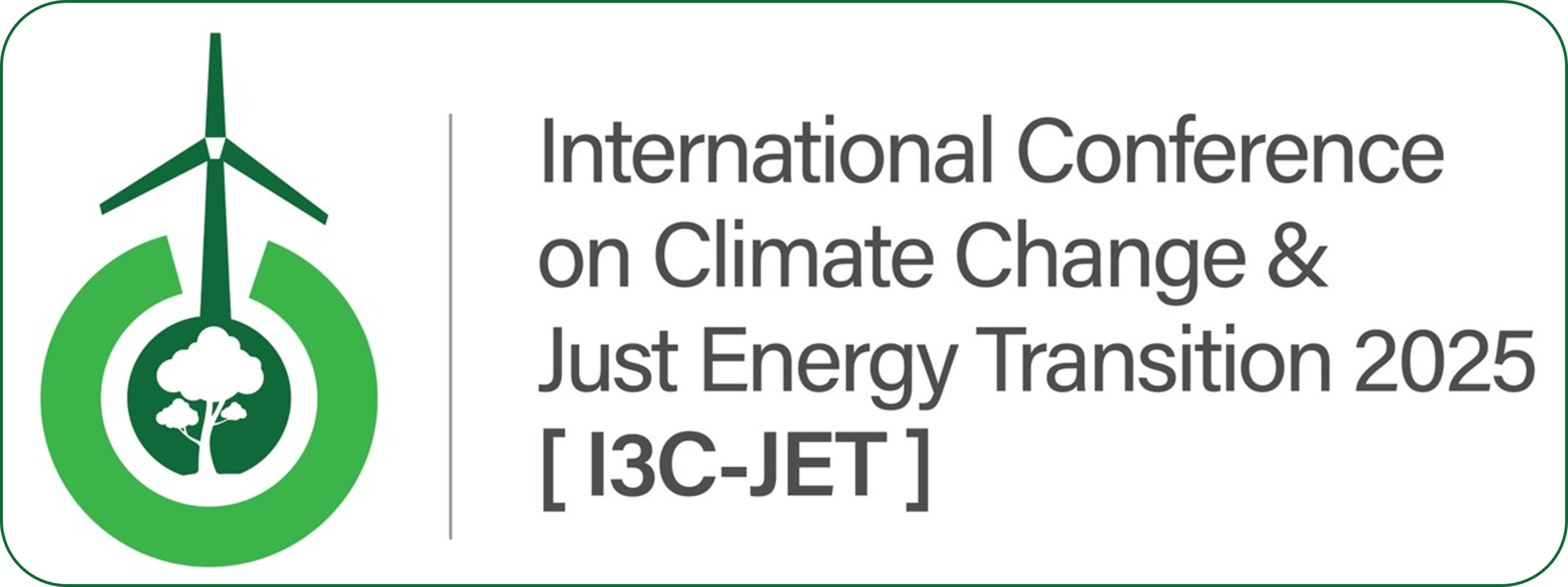International Conference on Climate Change - Just Energy Transition